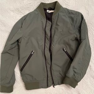 H&M Kids Army Green Bomber Jacket.